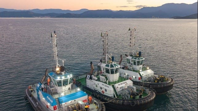 New tugboats, which will start operating in 2022, will be equipped with a pioneering solution that reduces nitrogen oxide emission levels by more than 75%