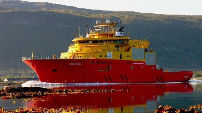 The ‘Edda Fauna’ will benefit from the Wärtsilä Hybrid Upgrade solution through reduced fuel consumption and lower emission levels