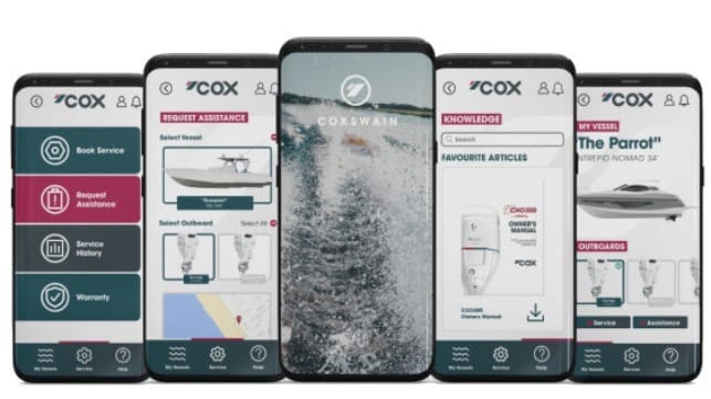The Coxswain™ app is a boating technology first