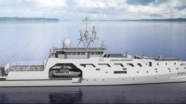 Providing surveillance and protection for France’s extensive exclusive economic zones, the French Navy’s patrouilleurs d’outre-mer (POM) vessels will feature PLD-5000 fast rescue boat davit systems