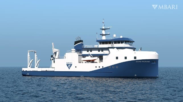 R/V David Packard (1). Image credit Glosten © 2021 MBARI