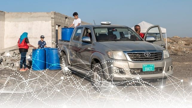 Enhanced satellite connectivity will help improve the mental well-being of aid-agency workers in the field.