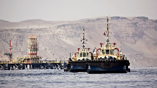 Svitzer vessels operating in Peru © Svitzer