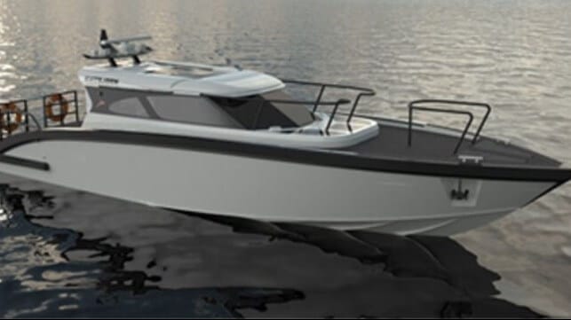 volvo penta hybrid motor Hurtigruten