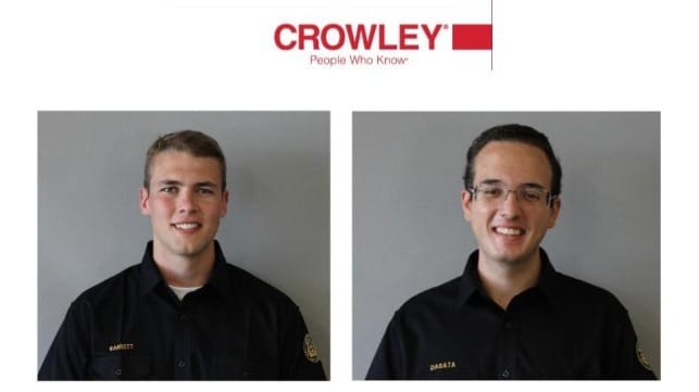 GLMA cadets Tristan Barnett and Jackson Dagata