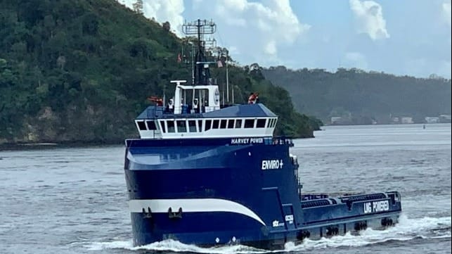 Harvey Gulf Takes Delivery of Second Tri-Fueled Vessel With Real Time Emissions Monitoring