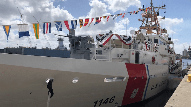 USCGC John Scheuerman at the Port of Tampa.
