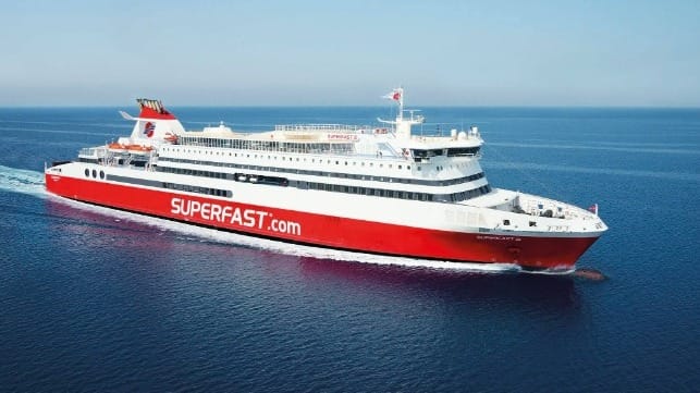 Attica Group ferry Superfast X - Trials are scheduled for the winner of the Inmarsat Ferry Open Innovation Challenge onboard an Attica Group ship.