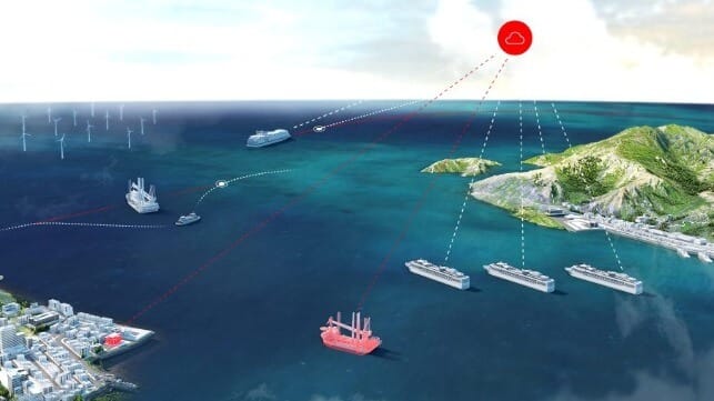 ABB illustration of digital ships