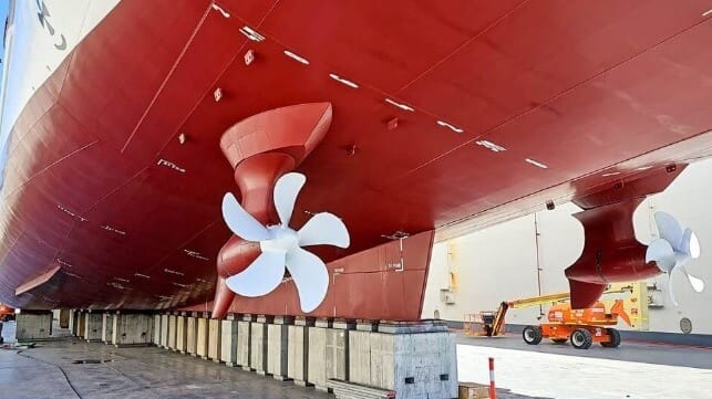 GIT Coatings on the hull of a cruise ship