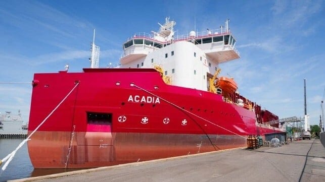 rock installation vessel Arcadia