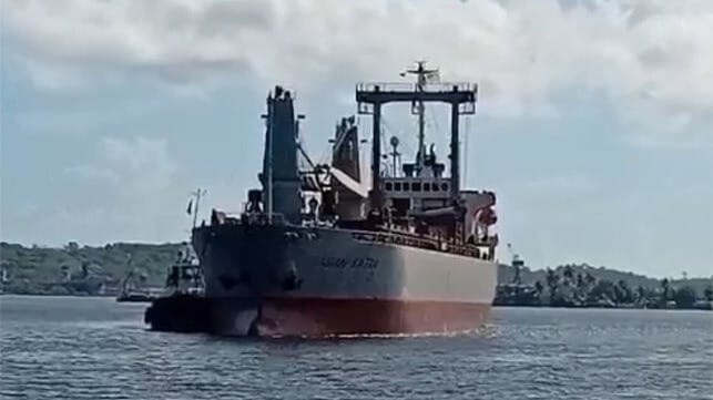 aid shipment arriving in Cuba
