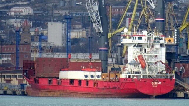 Aurelia at Novorossiysk, Russia, 2020 (VesselFinder)