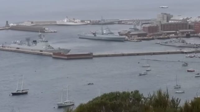 BRICs warships in South Africa