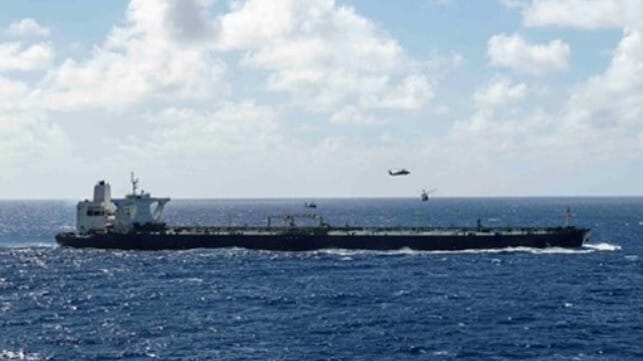 tanker boarding by US forces