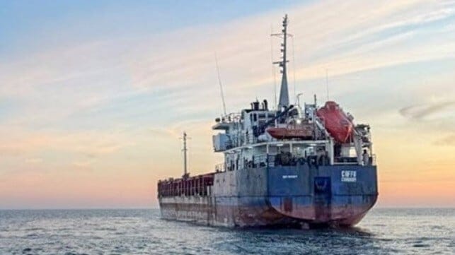 cargo ship detained off Sweden