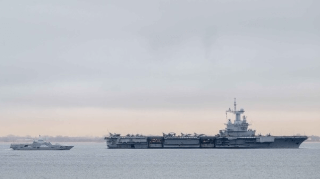French flagship Charles de Gaulle (Marine Nationale)