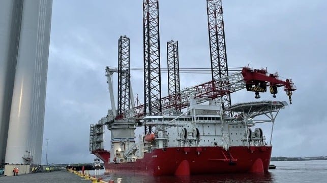 US wind turbine installation vessel Charybdis