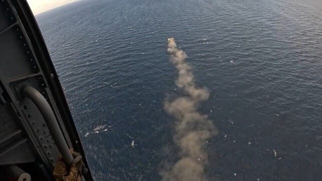 Clearwater burning boat