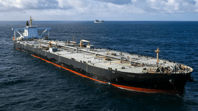 The tanker Davina (Lenore, IMO 9259367), seized by U.S. forces in the Indian Ocean, is an example of a sanctioned, falsely flagged and out of class ship (Pentagon)