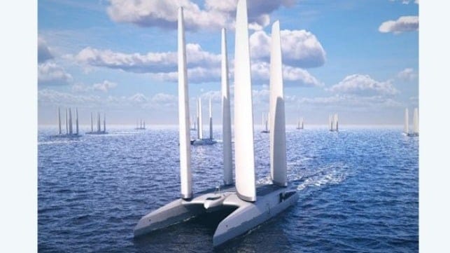 concept for hydrogen generating vessel
