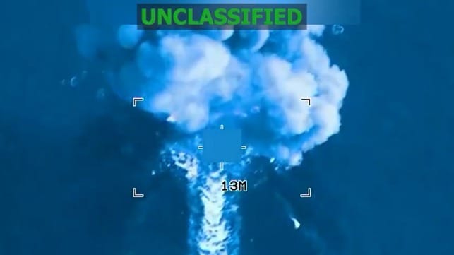 Drug boat strike