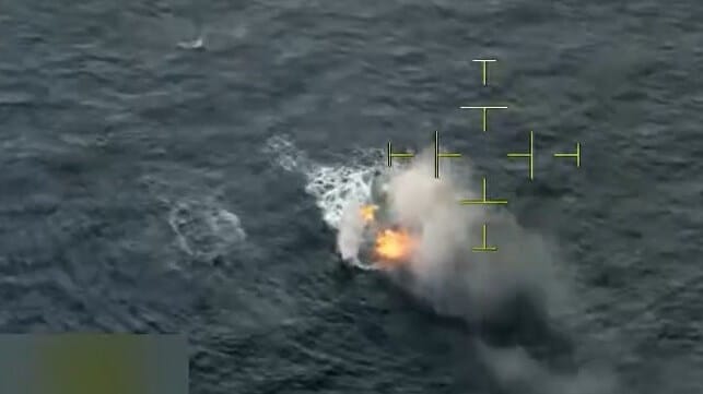 Drug boat strike
