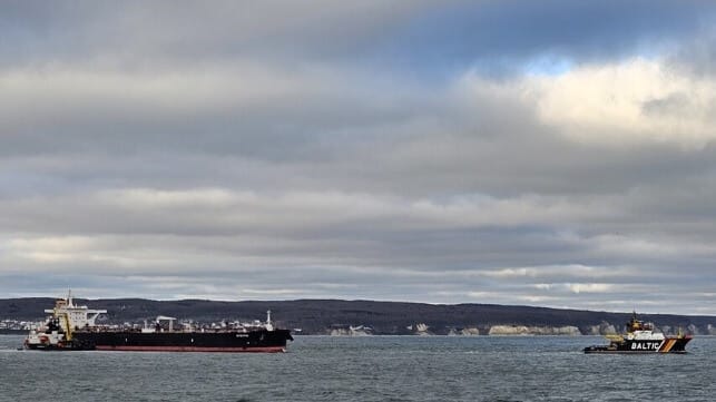 tanker detained by German forces