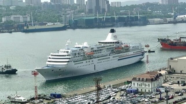 Vladivostok, Russia cruise ship