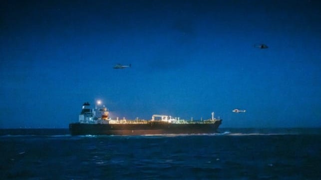 Belgium detaining stateless sanctioned tanker