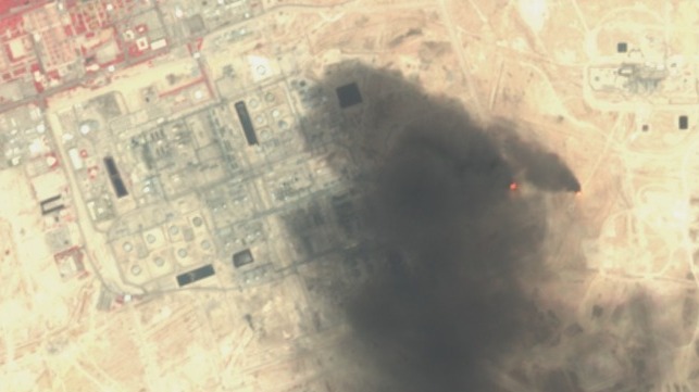 Fires at Abqaiq