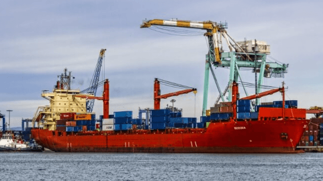GFS Jade, one of the first boxships to return to the Gulf (VesselFinder / Manuel Hernandez Lafuente)