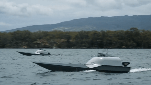 Swarming boats