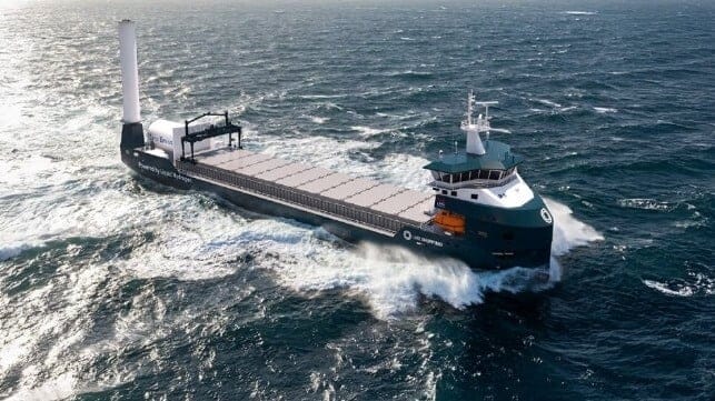 hydrogen-powered short-sea dry bulk carrier concept