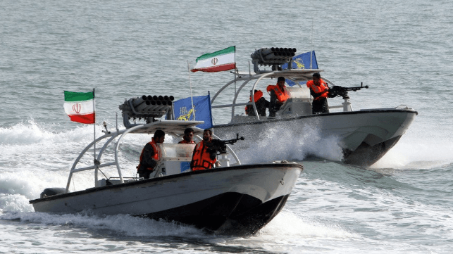 Iranian attack boats