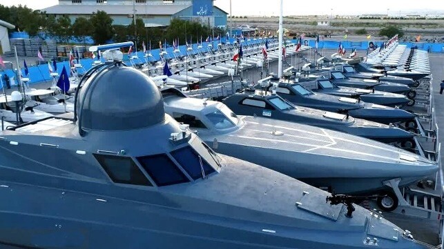 IRGC attack boats (IRGC file image)