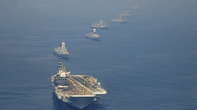 Indian Navy fleet review