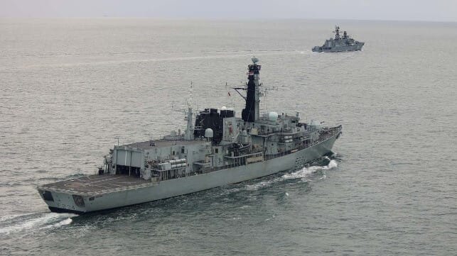 Royal Navy frigate