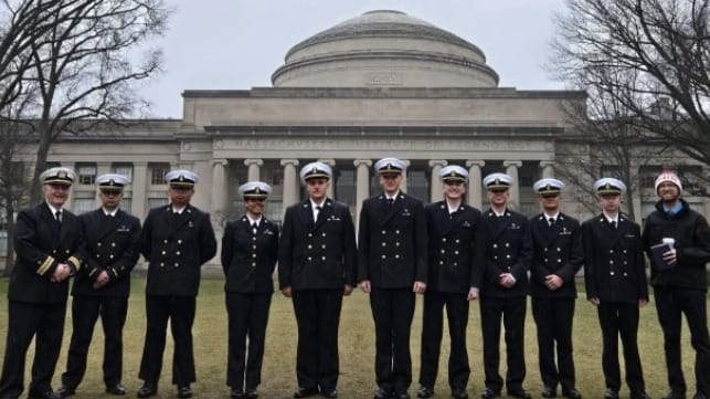 Massachusetts Maritime cadets