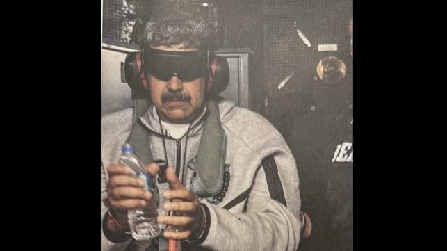 Maduro aboard USS Iwo Jima (White House courtesy photo)