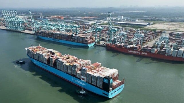 Maersk containerships