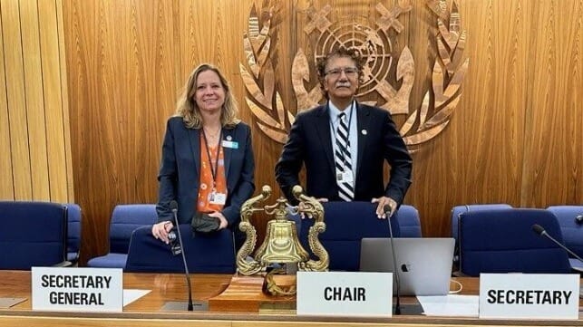 Mario Cordero at IMO