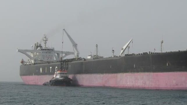 An Iranian tanker in calmer times, before sanctions (NITC)