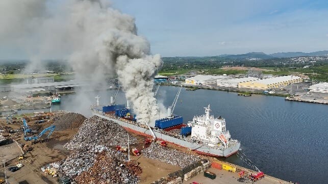 Scrap fire