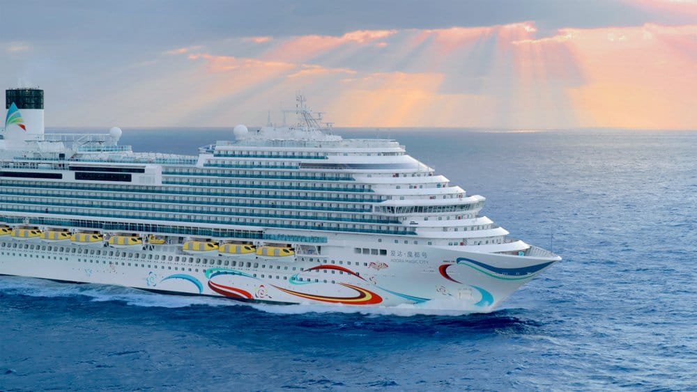 Adora Magic City cruise ship at sea