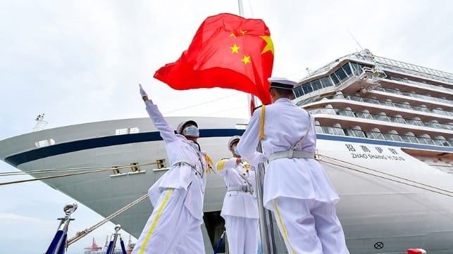 China's first luxury cruise ship