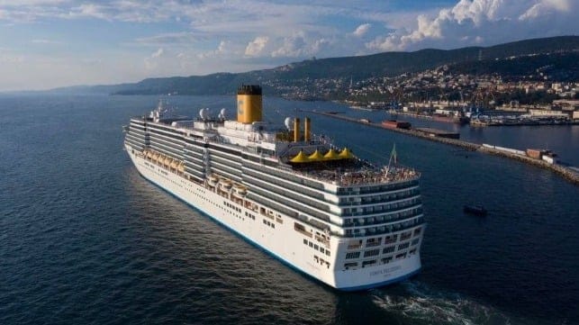Costa Cruises began resuming cruise service first Carnival Corp brand