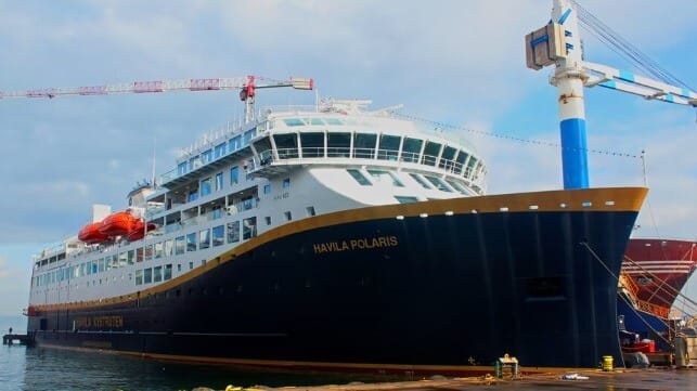 cruise ships and Russian financial sanctions 