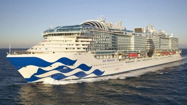 Sun Princess cruise ship
