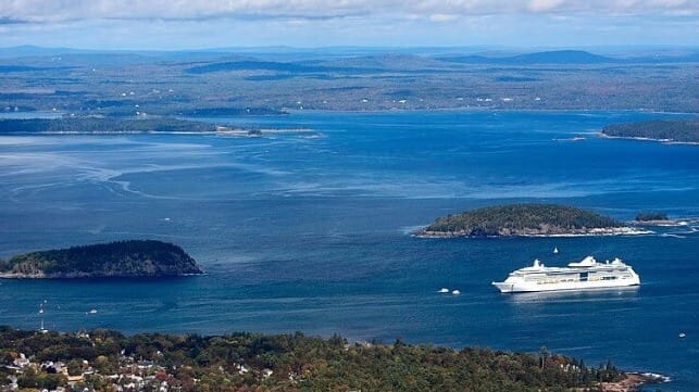 Bar Harbor Maine cruise limit